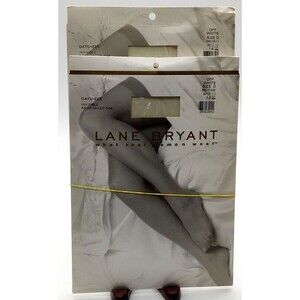 Lot of 2  NOS Lane Bryant Daysheer Pantyhose Off White Size D